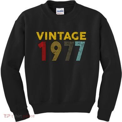 Funny 42nd Birthday Gift Vintage 1972 Kids Sweatshirt