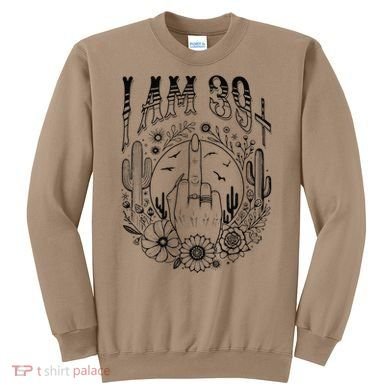 Funny 40th Birthday I Am 39 Plus 1 Middle Finger 39+1 Im 40 Sweatshirt