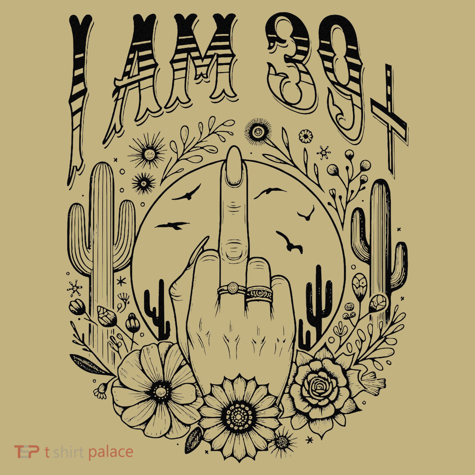 Funny 40th Birthday I Am 39 Plus 1 Middle Finger 39+1 Im 40 T-Shirt