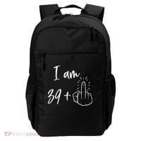 Funny 40th Birthday 39 Plus One Finger Backpack thumb 0