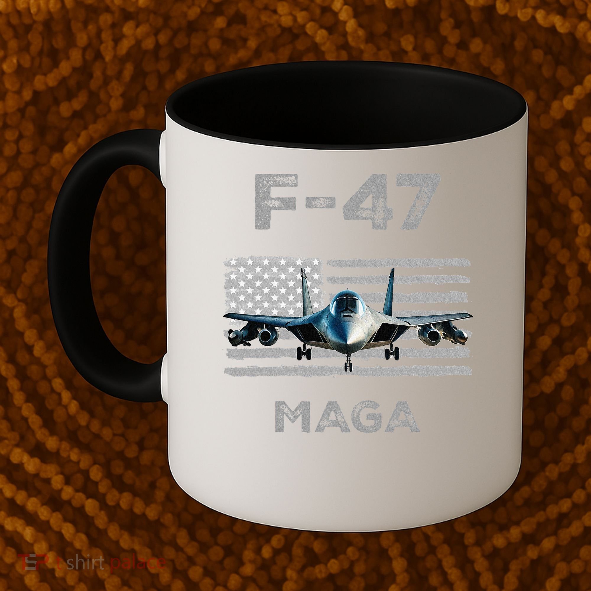 F 47 Fighter Aircraft Jet USA F-47 Fighter Jet Merch Coffee Mug