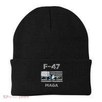 F 47 Fighter Aircraft Jet USA F-47 Fighter Jet Merch Beanie thumb 0