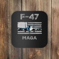 F 47 Fighter Aircraft Jet USA F-47 Fighter Jet Merch Coaster thumb 0