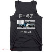 F 47 Fighter Aircraft Jet USA F-47 Fighter Jet Merch Tank Top thumb 0