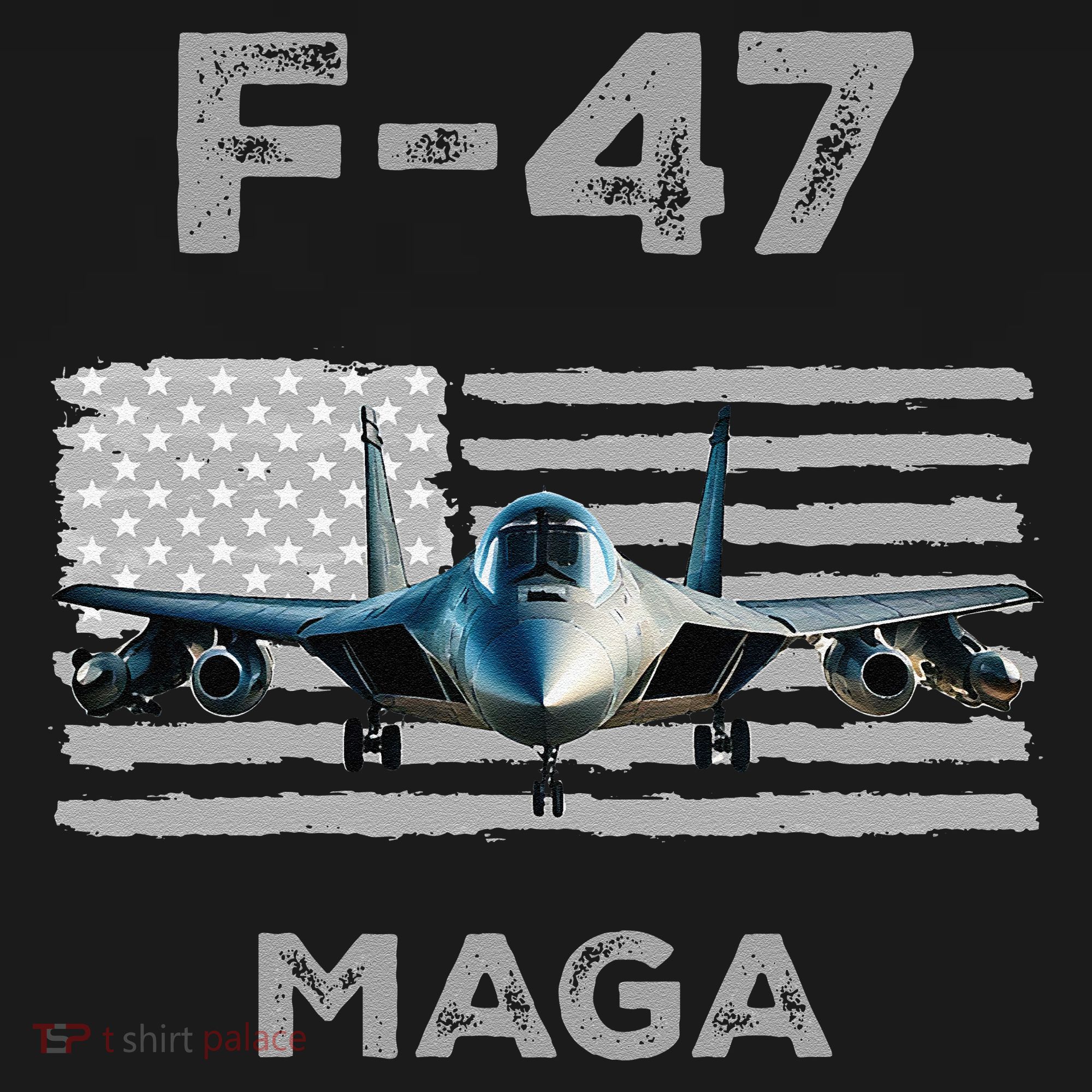 F 47 Fighter Aircraft Jet USA F-47 Fighter Jet Merch Tank Top
