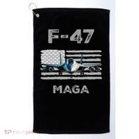 F 47 Fighter Aircraft Jet USA F-47 Fighter Jet Merch Golf Towel thumb 0