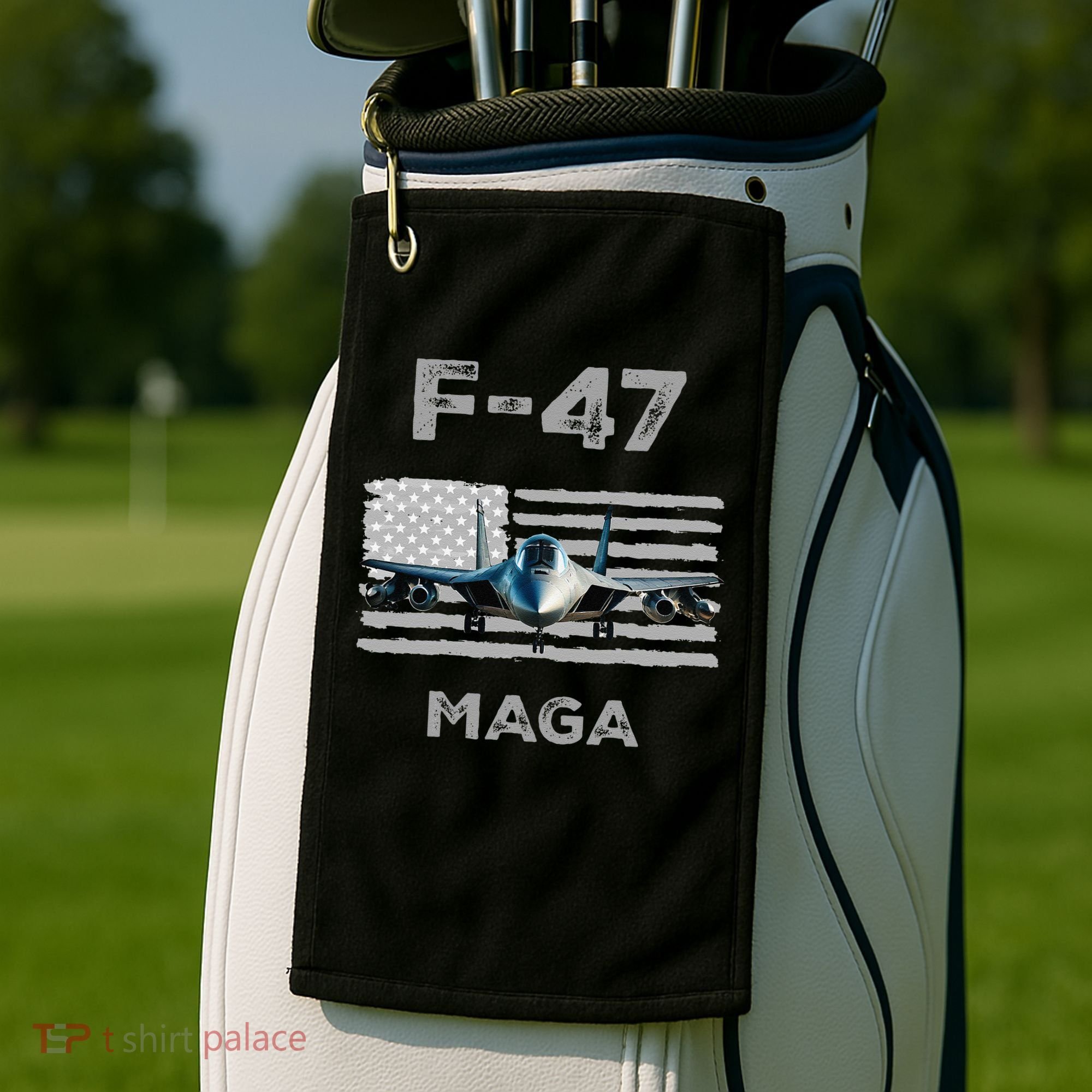 F 47 Fighter Aircraft Jet USA F-47 Fighter Jet Merch Golf Towel
