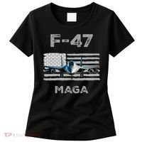 F 47 Fighter Aircraft Jet USA F-47 Fighter Jet Merch Women's T-Shirt thumb 0