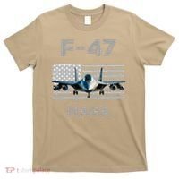 F 47 Fighter Aircraft Jet USA F-47 Fighter Jet Merch T-Shirt thumb 0