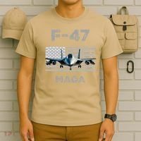 F 47 Fighter Aircraft Jet USA F-47 Fighter Jet Merch T-Shirt thumb 6
