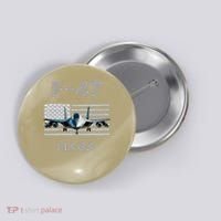 F 47 Fighter Aircraft Jet USA F-47 Fighter Jet Merch Button thumb 0