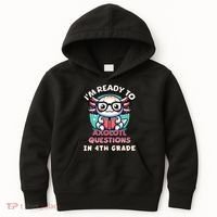 Funny 4th Grade I'm Ready To Axolotl Questions In 4th Grade Kids Hoodie thumb 0