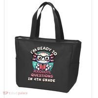 Funny 4th Grade I'm Ready To Axolotl Questions In 4th Grade Tote Bag thumb 3