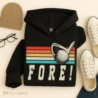 Fore 4th Golf Birthday Party Hoodie thumb 4