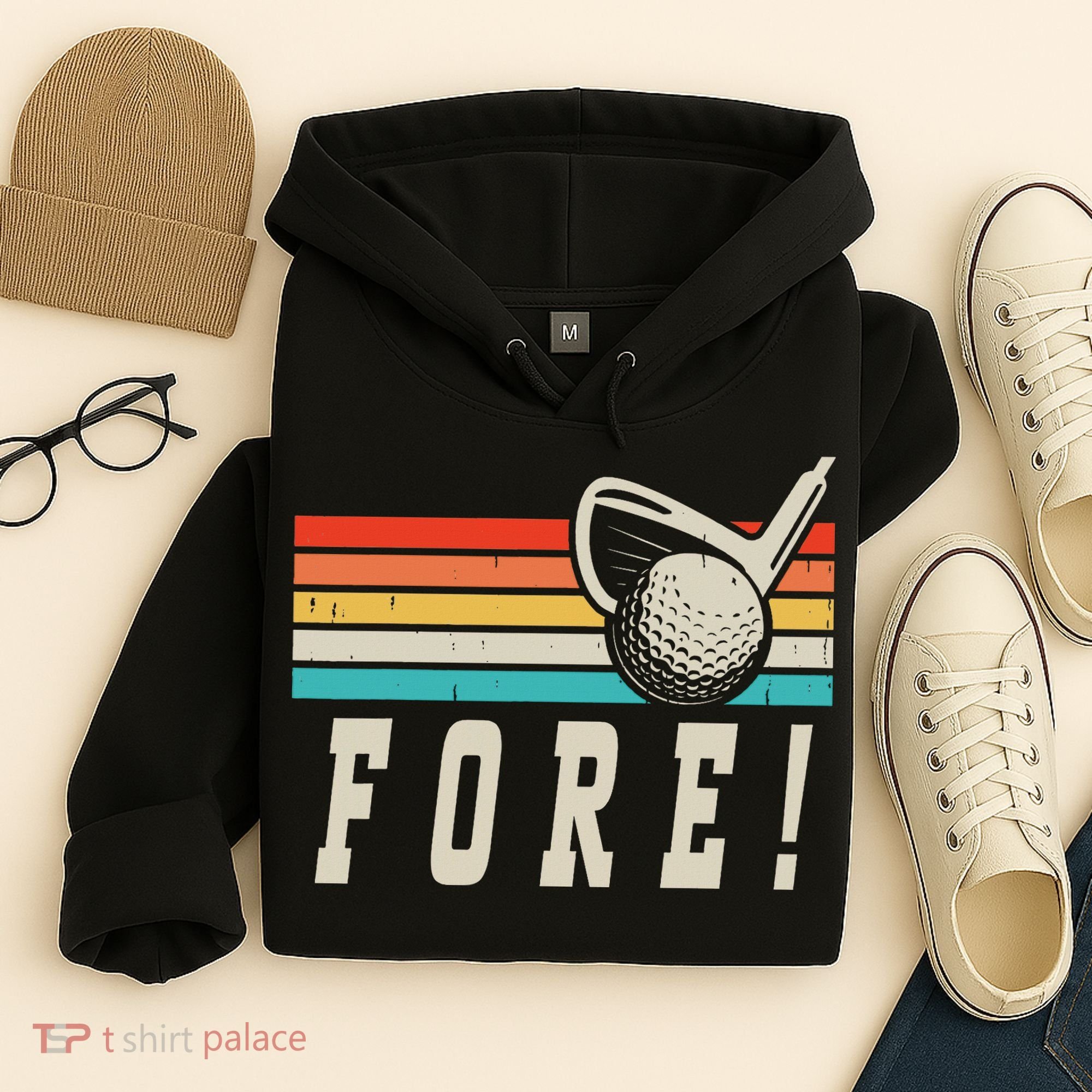 Fore 4th Golf Birthday Party Hoodie