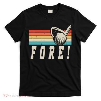 Fore 4th Golf Birthday Party T-Shirt