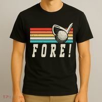Fore 4th Golf Birthday Party T-Shirt thumb 3