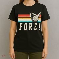 Fore 4th Golf Birthday Party T-Shirt thumb 4