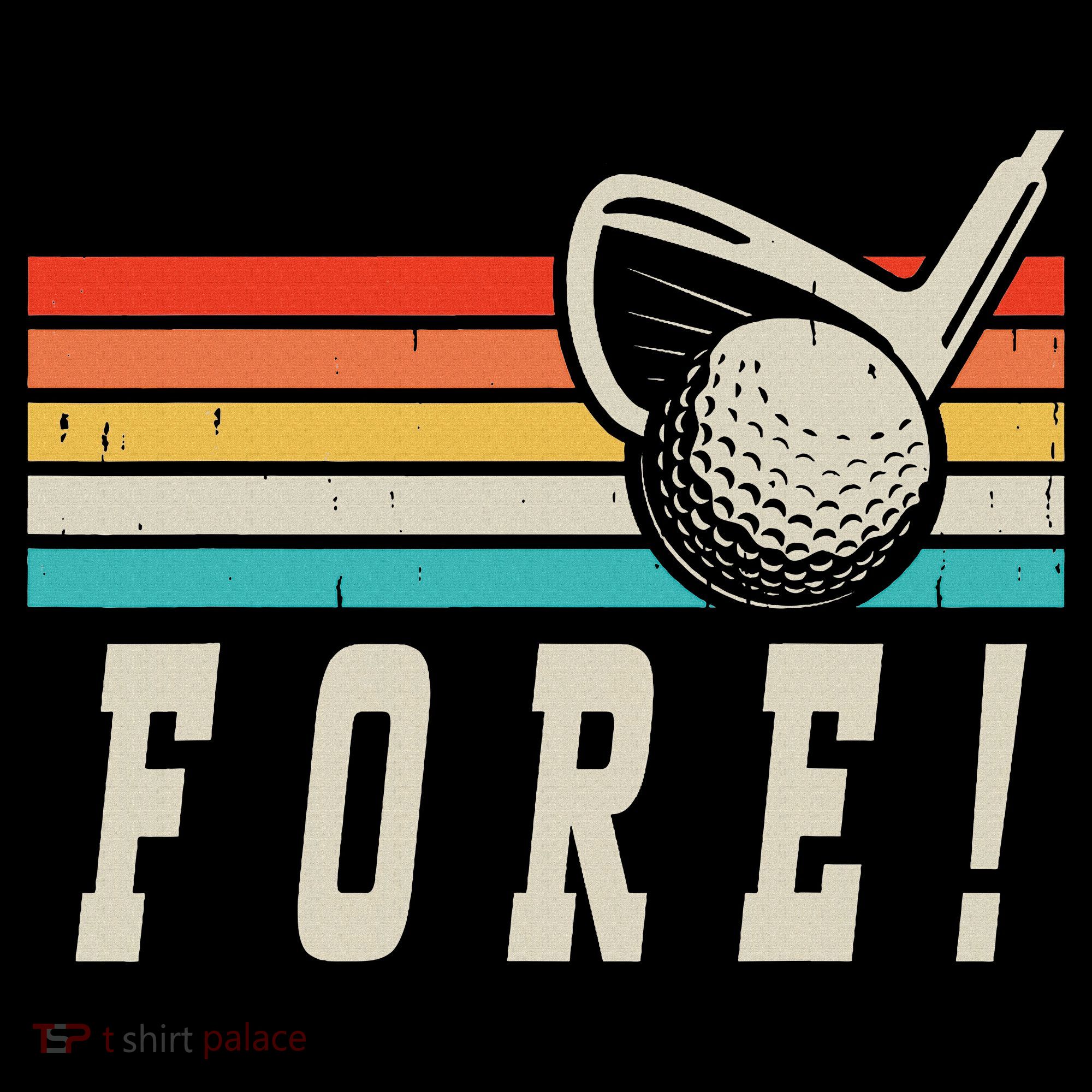 Fore 4th Golf Birthday Party Women's Hoodie