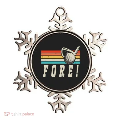 Fore 4th Golf Birthday Party Ornament
