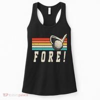 Fore 4th Golf Birthday Party Women's Tank Top thumb 0