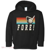 Fore 4th Golf Birthday Party Toddler Hoodie thumb 0