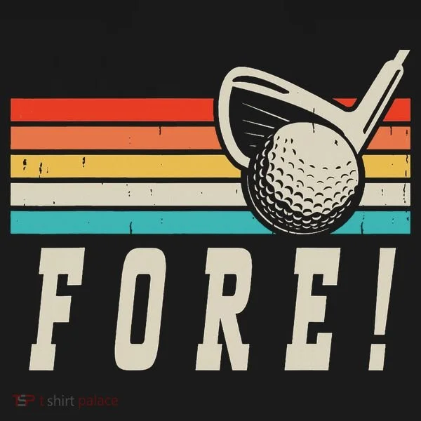 Fore 4th Golf Birthday Party Toddler Hoodie