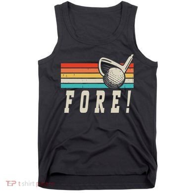 Fore 4th Golf Birthday Party Tank Top
