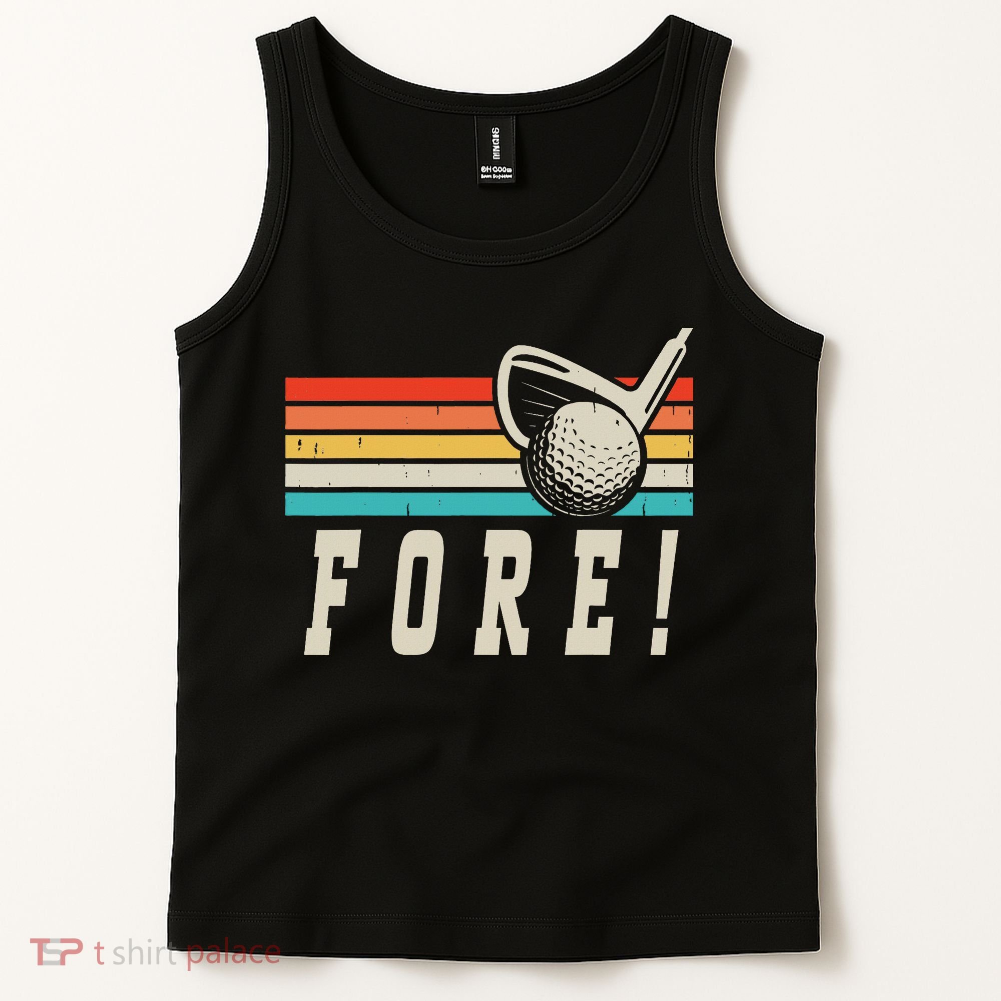 Fore 4th Golf Birthday Party Tank Top