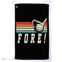 Fore 4th Golf Birthday Party Golf Towel thumb 0