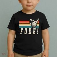 Fore 4th Golf Birthday Party Toddler T-Shirt thumb 2