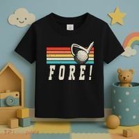Fore 4th Golf Birthday Party Toddler T-Shirt thumb 3