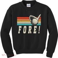 Fore 4th Golf Birthday Party Kids Sweatshirt thumb 0