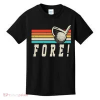 Fore 4th Golf Birthday Party Kids T-Shirt thumb 0