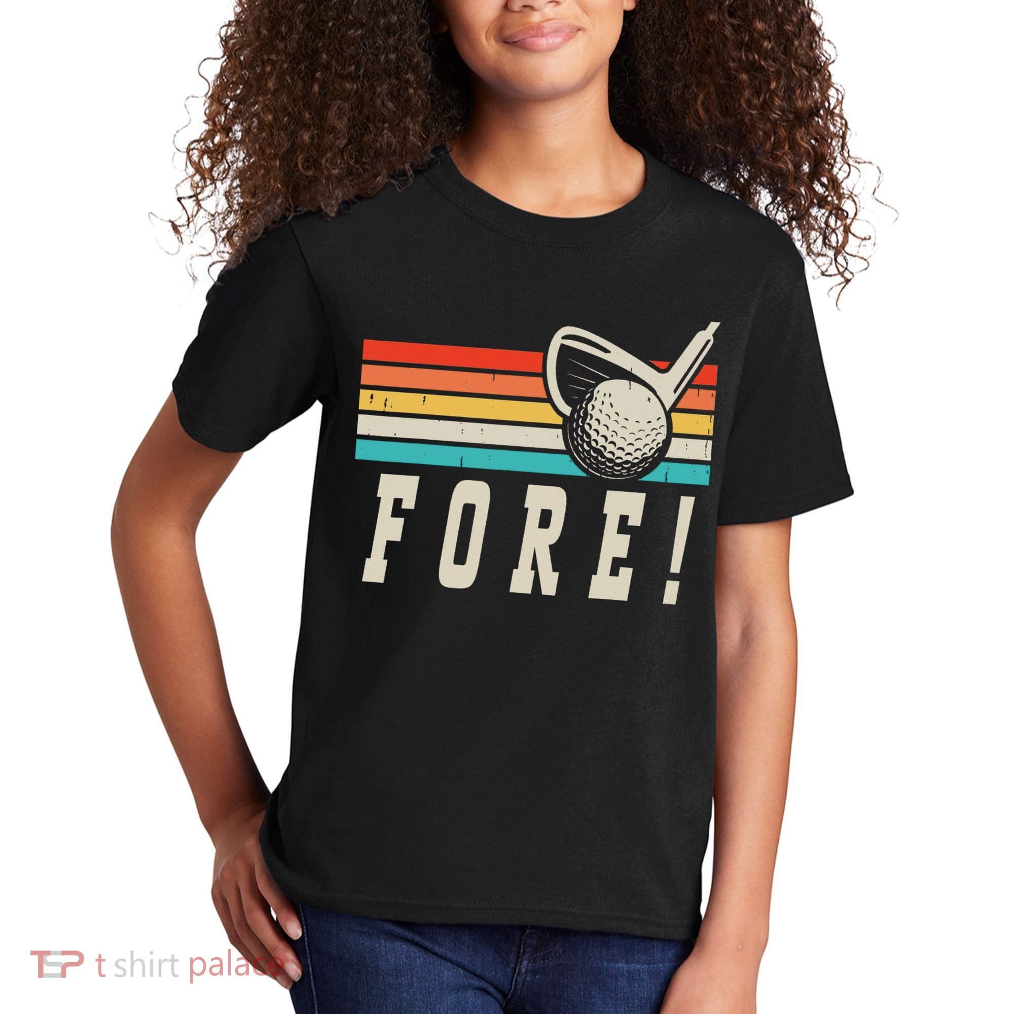 Fore 4th Golf Birthday Party Kids T-Shirt