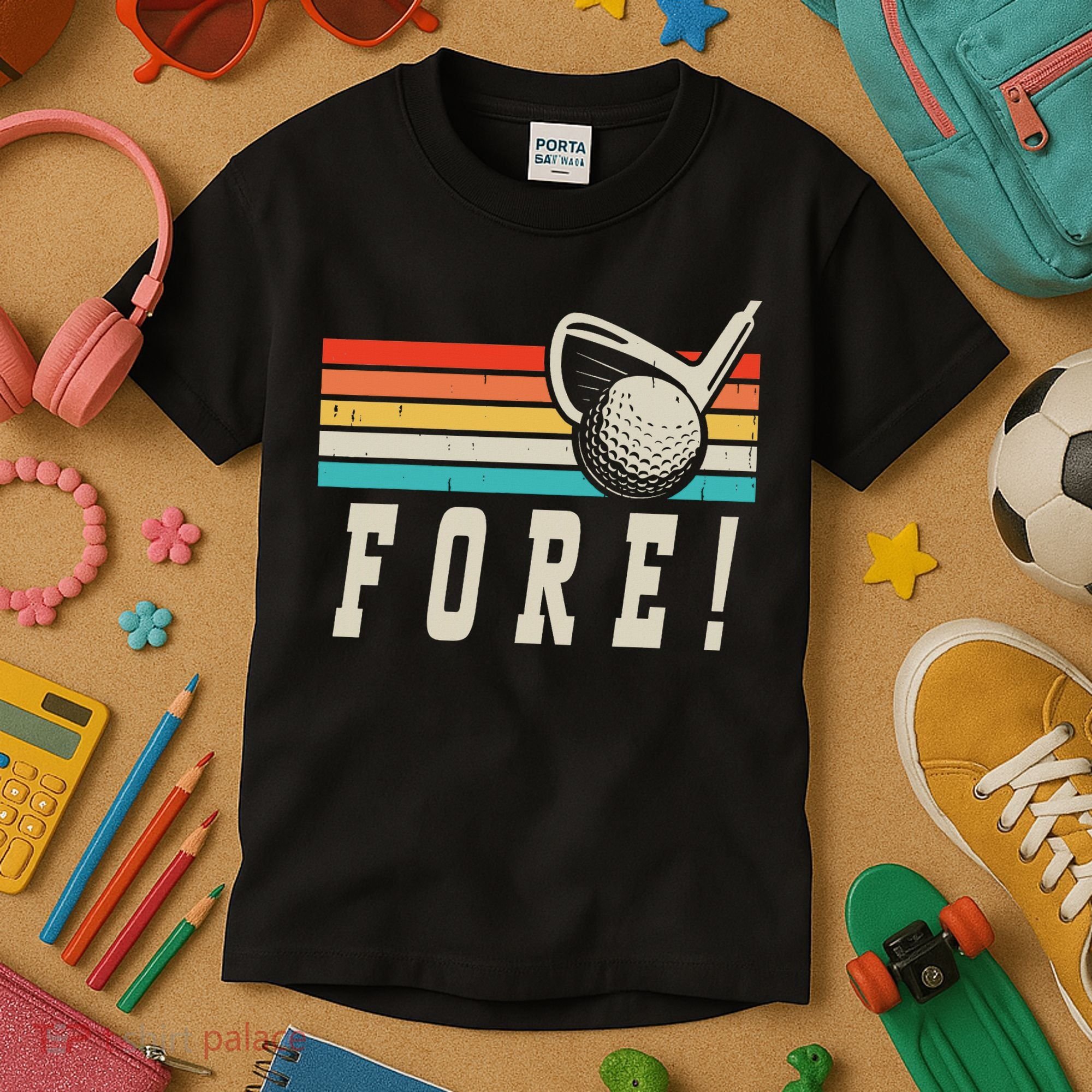 Fore 4th Golf Birthday Party Kids T-Shirt