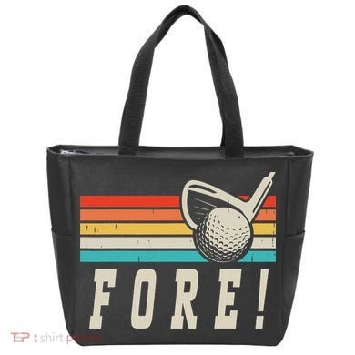 Fore 4th Golf Birthday Party Tote Bag