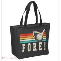 Fore 4th Golf Birthday Party Tote Bag thumb 2