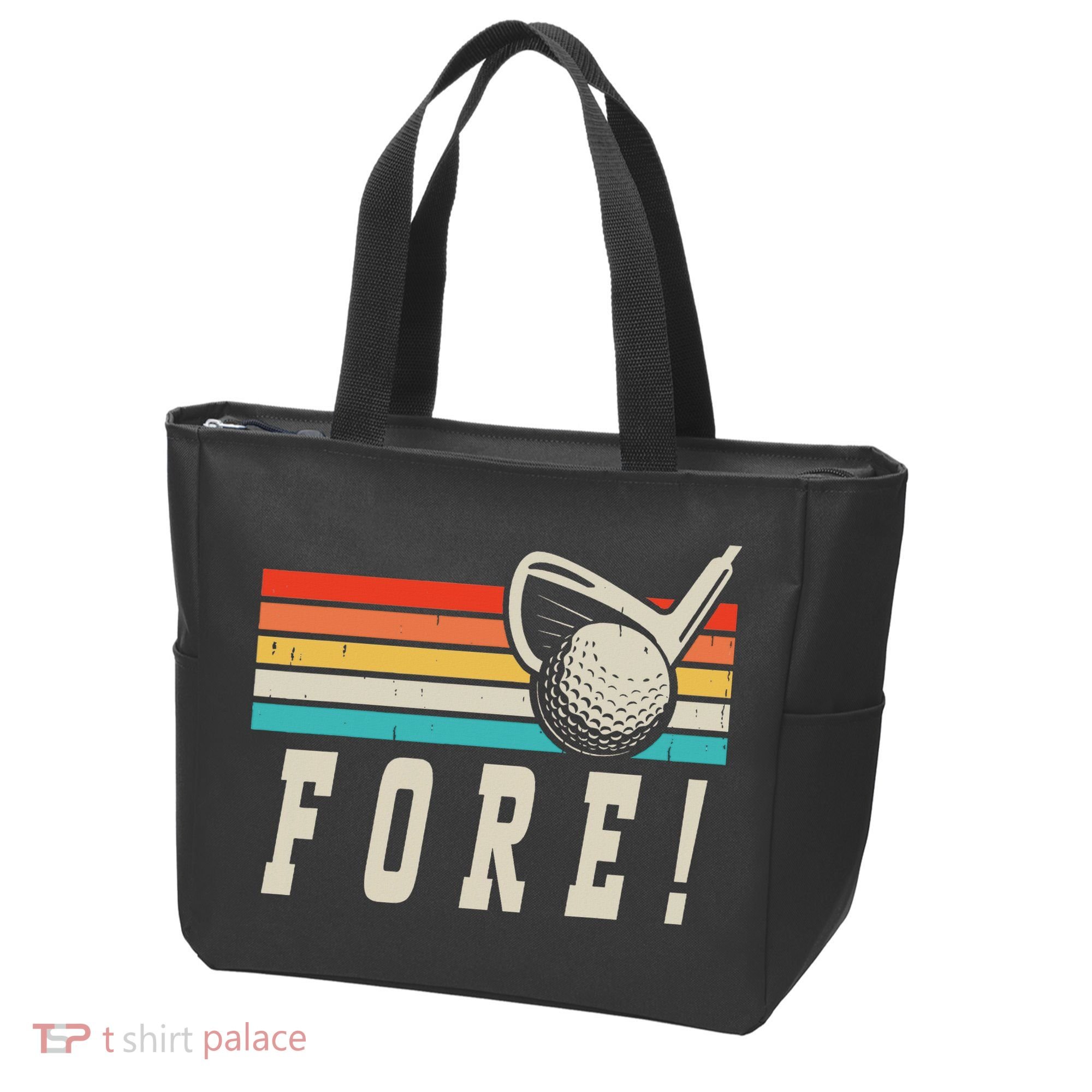 Fore 4th Golf Birthday Party Tote Bag