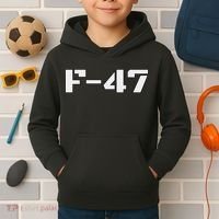 F 47 Next Generation Fighter Jet Aviation Airshow Kids Hoodie thumb 2