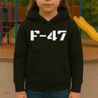 F 47 Next Generation Fighter Jet Aviation Airshow Kids Hoodie thumb 3