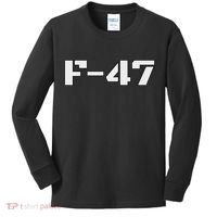 F 47 Next Generation Fighter Jet Aviation Airshow Kids Long Sleeve Shirt thumb 0