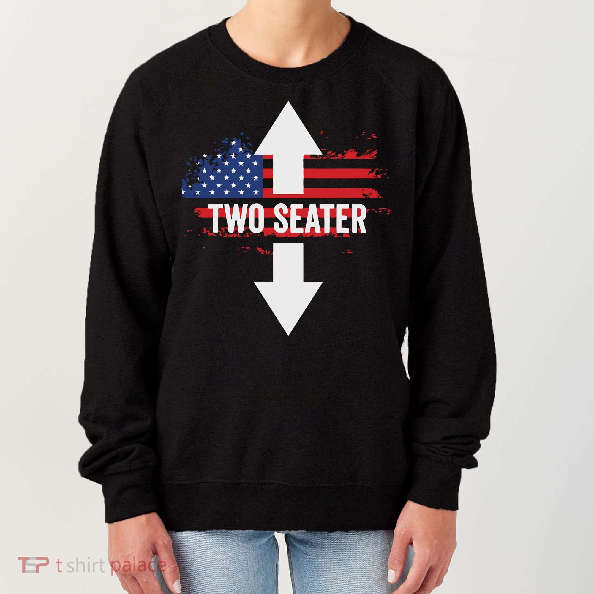 Funny 4th Of July Dirty Two Seater Women's Sweatshirt