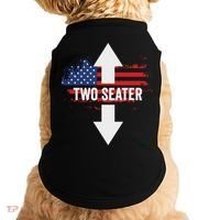 Funny 4th Of July Dirty Two Seater Doggie Tank thumb 0