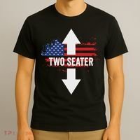 Funny 4th Of July Dirty Two Seater T-Shirt thumb 3