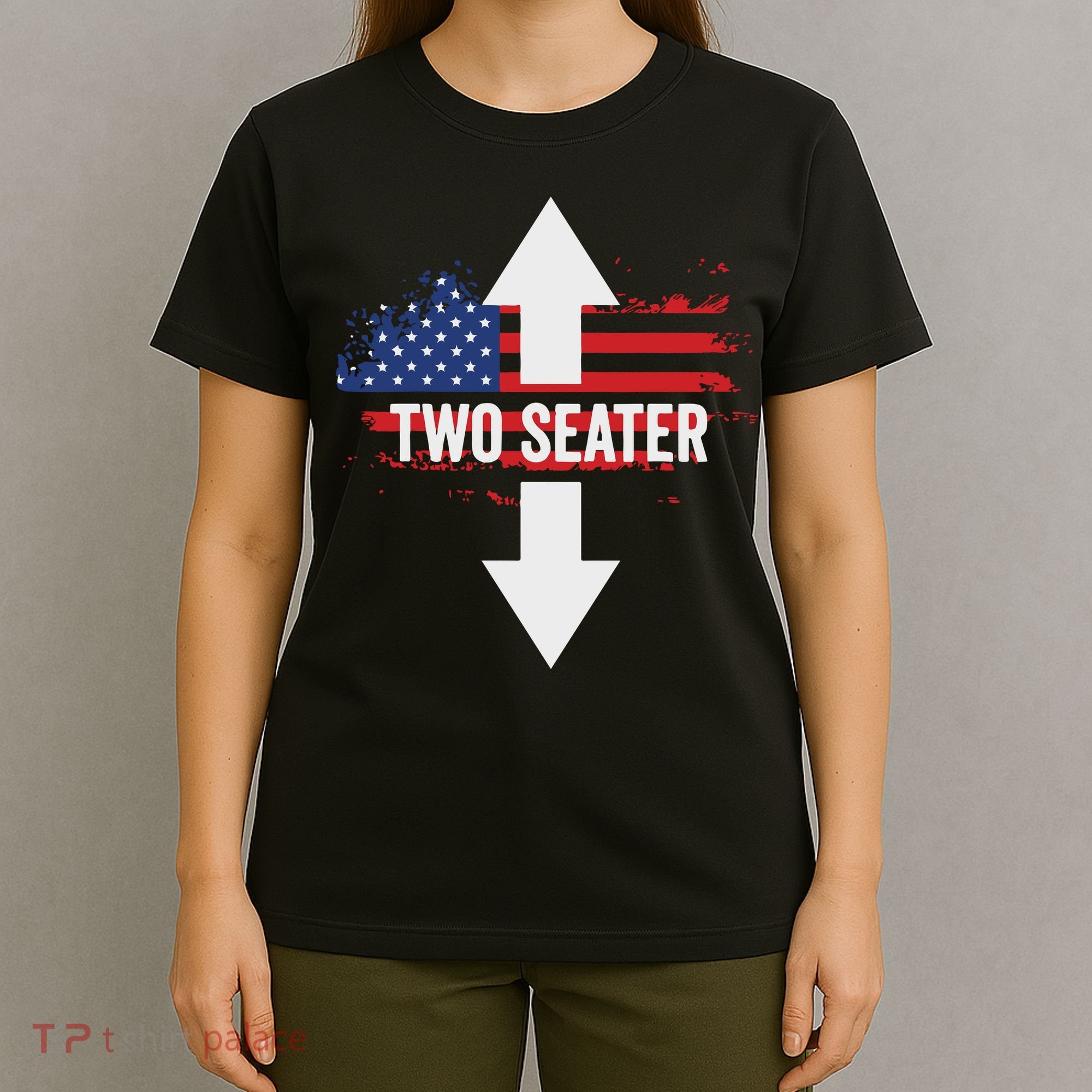 Funny 4th Of July Dirty Two Seater T-Shirt