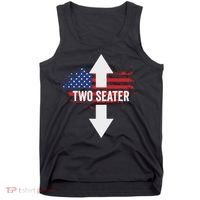 Funny 4th Of July Dirty Two Seater Tank Top thumb 0
