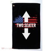 Funny 4th Of July Dirty Two Seater Golf Towel thumb 0
