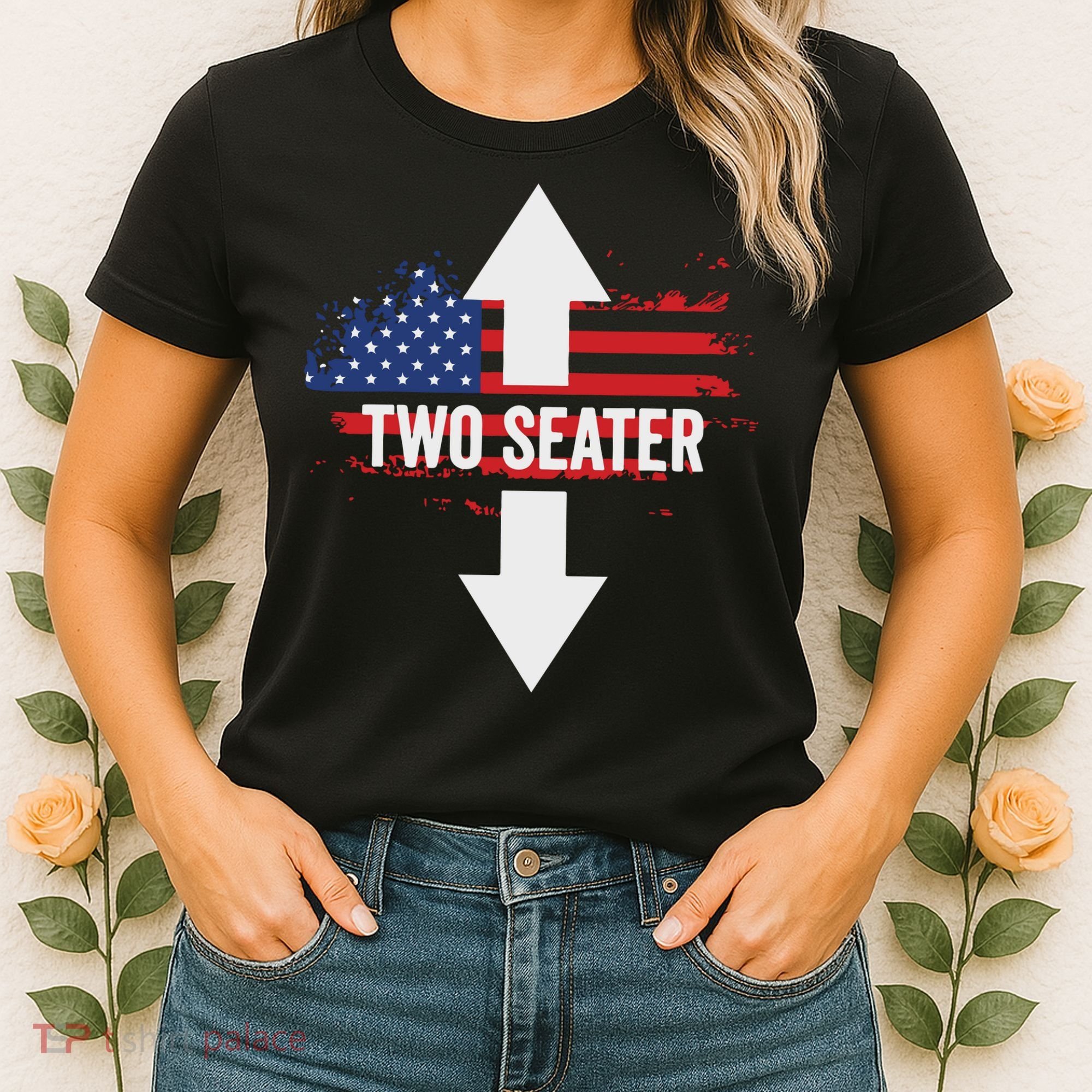 Funny 4th Of July Dirty Two Seater Women's T-Shirt