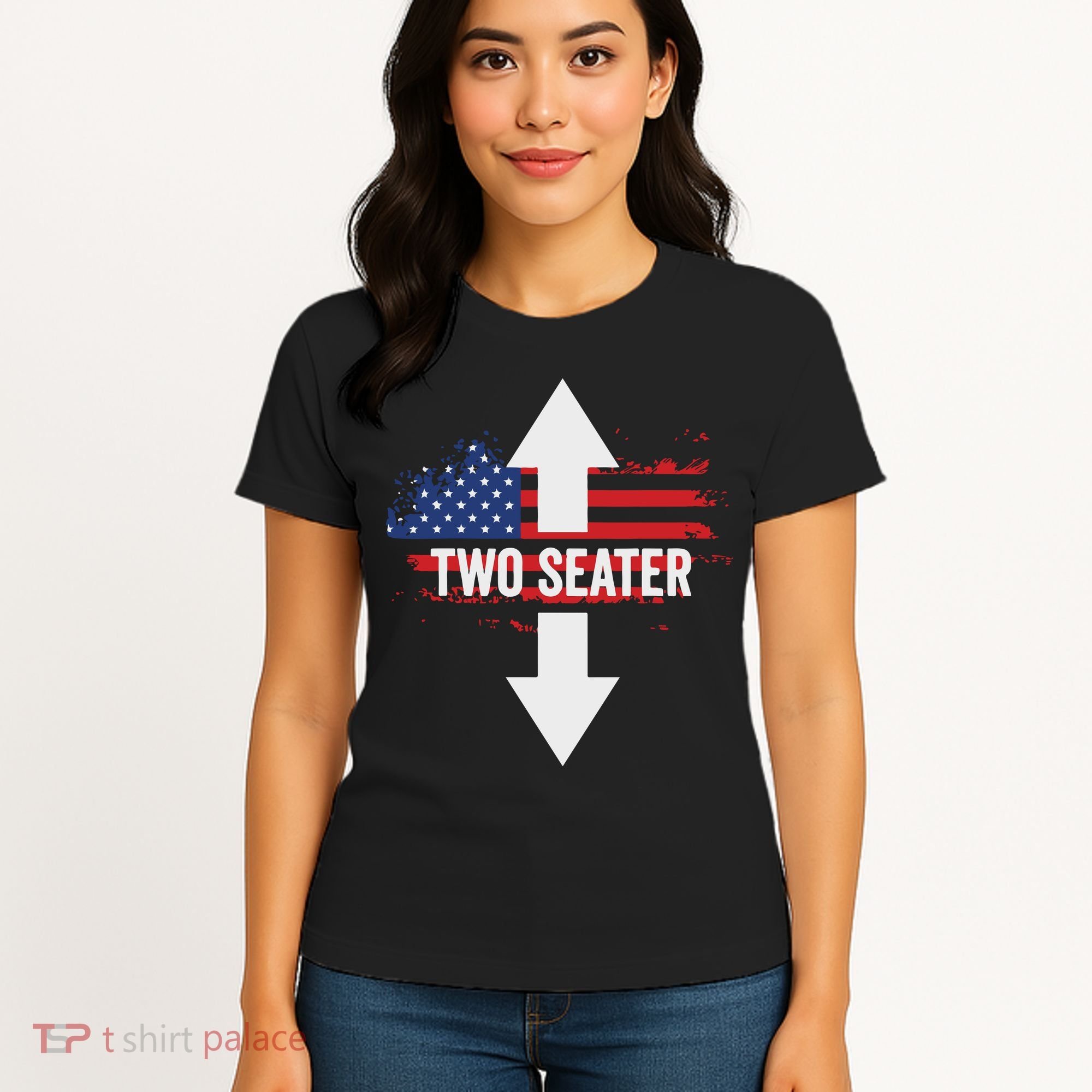 Funny 4th Of July Dirty Two Seater Women's T-Shirt